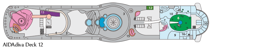 Decksplan - C/S AIDAdiva (2007)