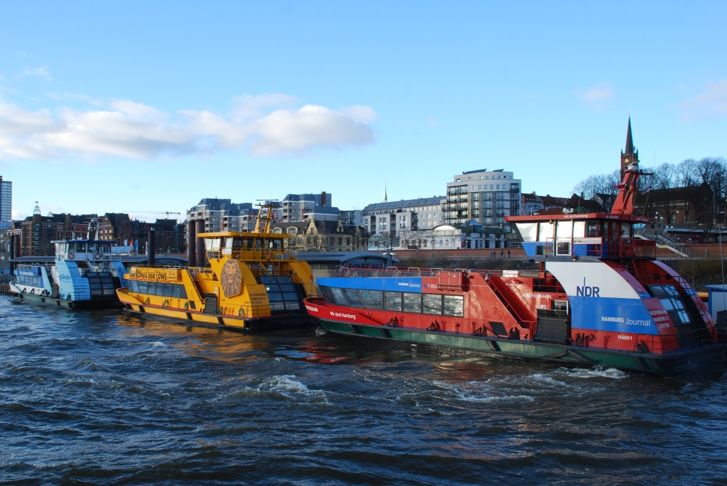 M/S HAFENCITY (1999); M/S ALTENWERDER (1997) & M/S REEPERBAHN (2000)