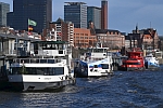 M/S HAFENCITY (1999); M/S FINKENWERDER (2024); M/S ST.PAULI (1997) & M/S KIRCHDORF (1962)